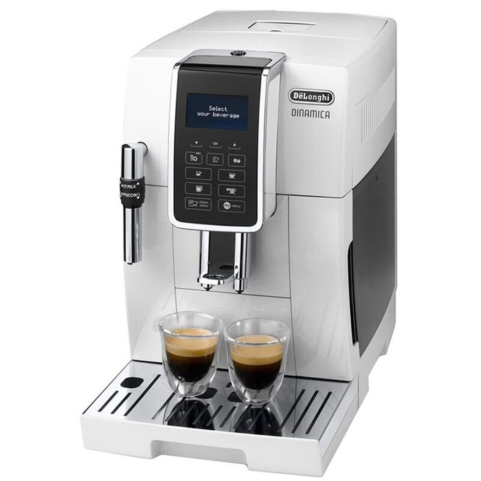 Кофемашина DeLonghi Dinamica ECAM 350.35W, белая 2561