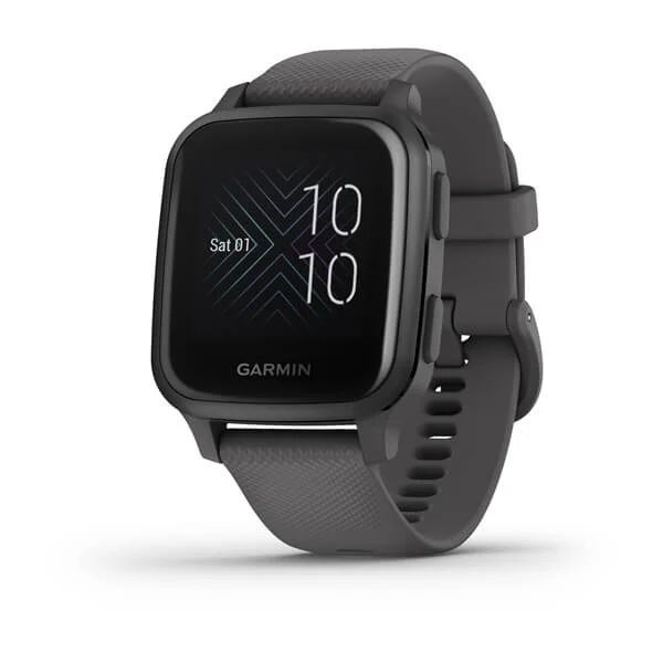 Умные часы Garmin Venu Sq серый с алюминиевым безелем и с силиконовым ремешком  010-02427-10 2565