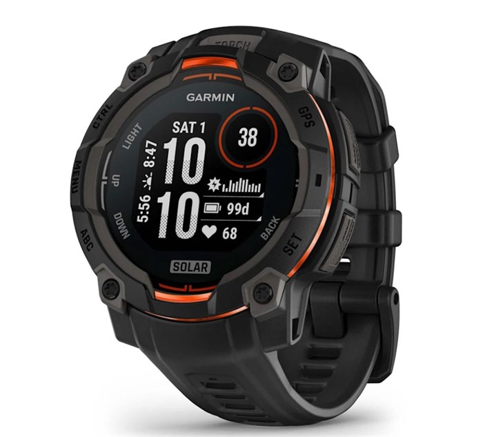 Умные часы Garmin Instinct 3  45 mm, Solar Black  010-02934-00 010-02934-00