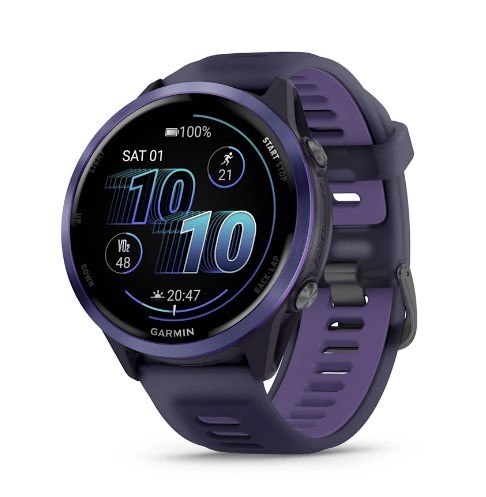 Часы для бега Garmin Forerunner 570 - 47mm Indigo Aluminium with Translucent Imperial Purple/Indigo Band  010-02971-02 010-02971-02