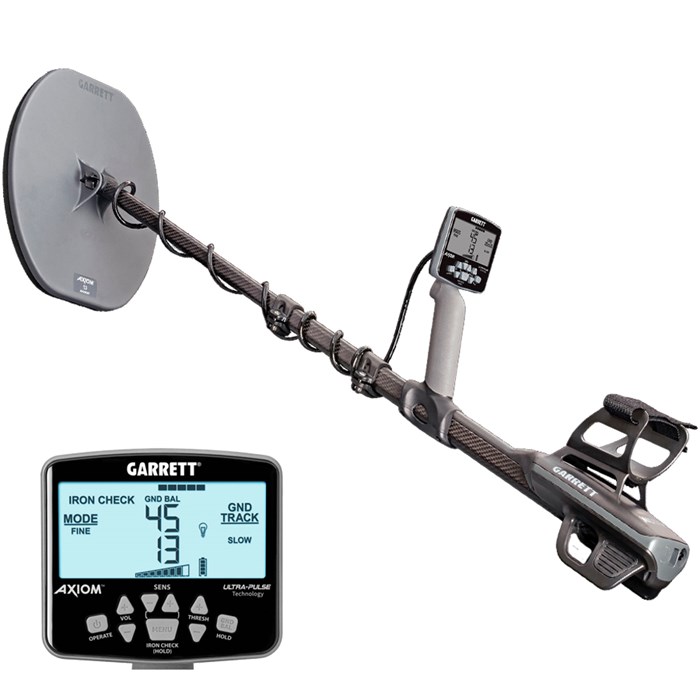Металлоискатель Garrett Axiom 11x7″ Mono и 13x11″ DD с беспроводными наушниками MS-3 1142720