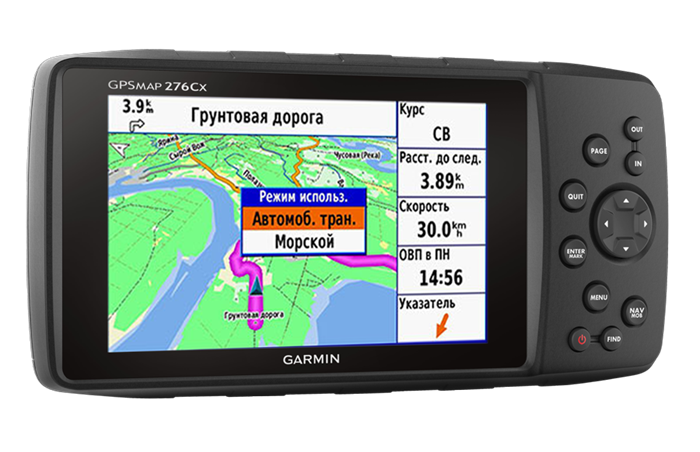 Навигатор Garmin GPSMAP 276CX 010-01607-01 + карта ТОПО РФ 010-01607-01