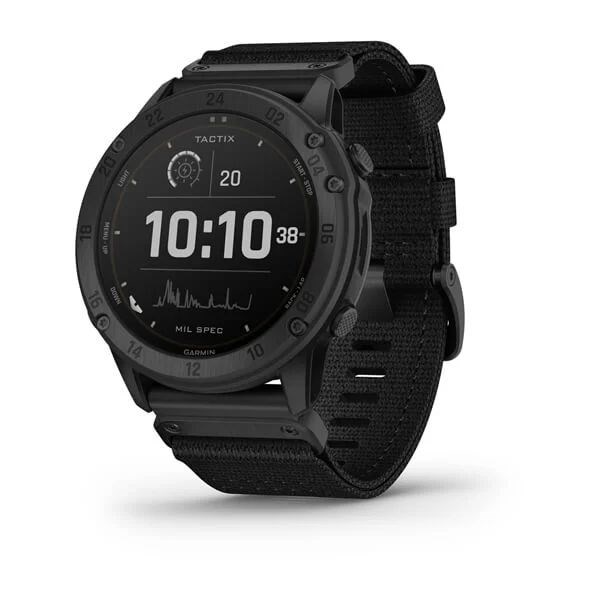 Garmin tactix Delta - Solar черный DLC с нейлоновым ремешком   010-02357-11 010-02357-11