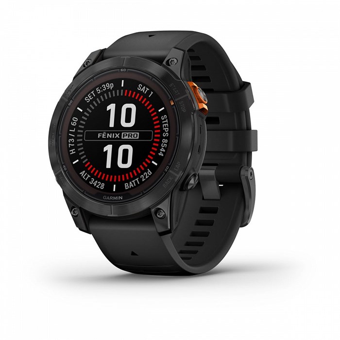 Умные часы Garmin Fenix 7 Pro Solar серый с черным ремешком 010-02777-01 010-02777-01