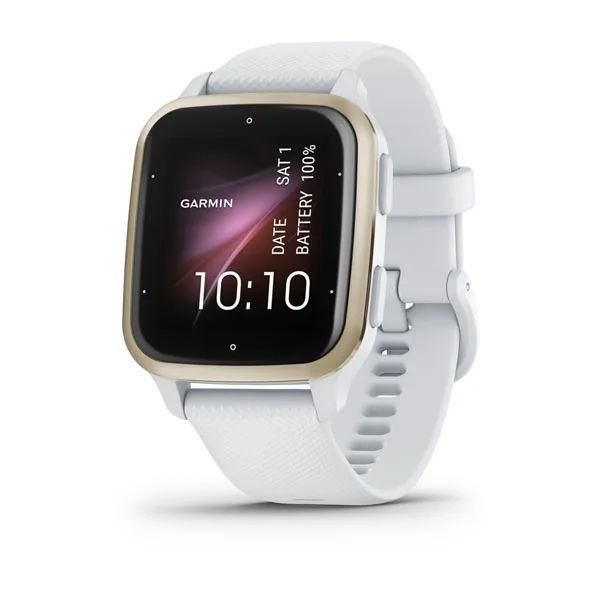 Garmin Venu Sq 2 белые с кремово-золотым алюминиевым безелем 010-02701-11 010-02701-11