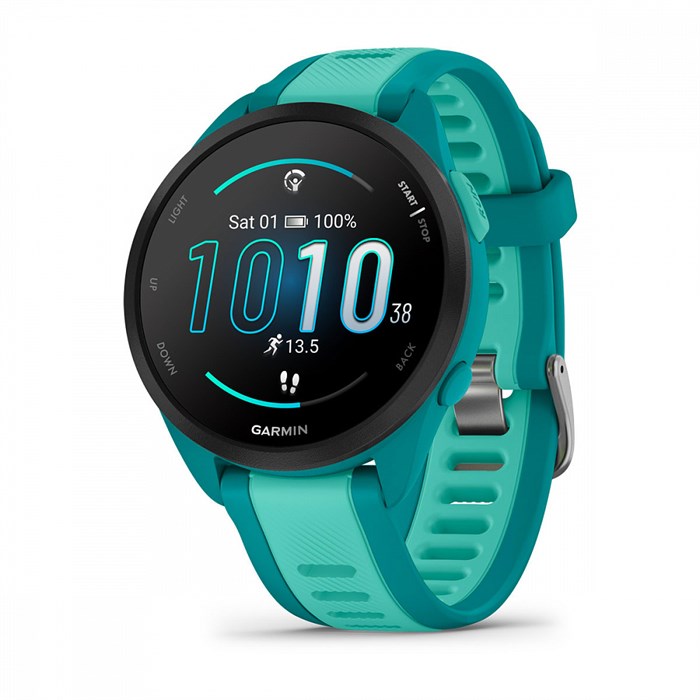 Garmin Forerunner 165 Music зеленый c бирюзовым ремешком  010-02863-32 010-02863-32