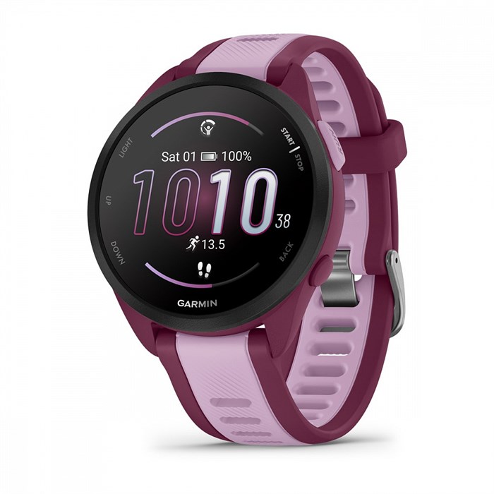 Garmin Forerunner 165 Music лиловый c малиновым ремешком  010-02863-33 2264