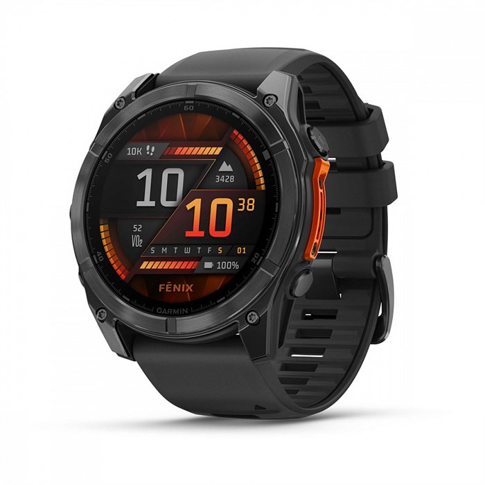 Умные часы Garmin Fenix 8 51 mm AMOLED slate gray with a black band 010-02905-00 010-02905-00