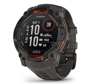 Умные часы Garmin Instinct 3  50 mm, Solar BLACK Charcoal Band  010-02935-00 010-02935-00