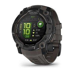 Умные часы Garmin Instinct 3 50 mm, AMOLED BLACK Charcoal Band  010-03020-00 010-03020-00