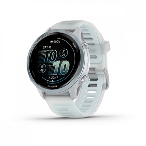 Часы для бега Garmin Forerunner 570 - 42мм, светло-серый, алюминиевый безель, облачно-голубой ремешок 010-02970-01 010-02970-01