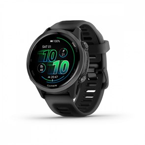 Часы для бега Garmin Forerunner 570 - 42мм, шиферно-серый, алюминиевый безель, черный ремешок  010-02970-00 010-02970-00