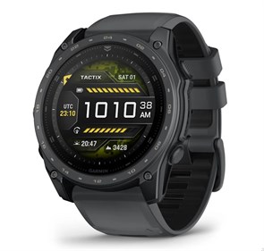 Тактические часы Garmin Tactix 8 – 51 mm, AMOLED, Cerakote Coating Includes Applied Ballistics Ultralight Solver and Slate Gray Cerakote Coating 010-04553-01