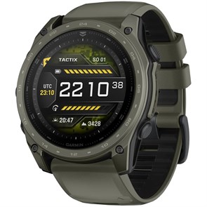 Тактические часы Garmin Tactix 8 – 51 mm, AMOLED, Cerakote Coating Includes Applied Ballistics Ultralight Solver and Olive Drab Cerakote Coating 010-04553-11