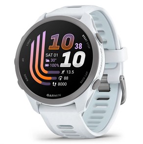Часы для бега Garmin Forerunner 170 Music Whitestone with Whitestone/Cloud Blue Band  010-03920-11 010-03920-11