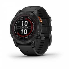 Умные часы Garmin Fenix 7 Pro Solar серый с черным ремешком 010-02777-01 010-02777-01
