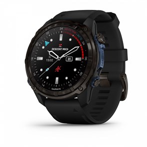 Garmin Descent Mk3i - 51 мм, титановый угольно-серый DLC с черным силиконовым ремешком 010-02752-11 010-02752-11