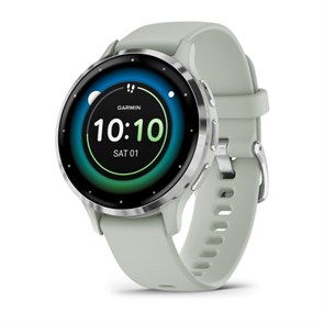 Garmin Venu 3S серо-зеленый с серебристым безелем  010-02785-01 2265