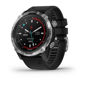 Garmin Descent Mk2 стальные с черным ремешком  010-02132-10 2288
