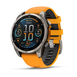 Умные часы Garmin Fenix 8 47 mm AMOLED Sapphire spark orange band  010-02904-11 010-02904-11