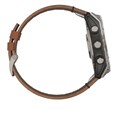 Умные часы Garmin  FENIX 8 - 51 ММ, AMOLED Sapphire, Titanium, каштановый кожаный ремешок  010-02905-40 010-02905-40