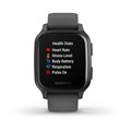 Умные часы Garmin Venu Sq серый с алюминиевым безелем и с силиконовым ремешком  010-02427-10 2565