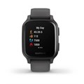 Умные часы Garmin Venu Sq серый с алюминиевым безелем и с силиконовым ремешком  010-02427-10 2565