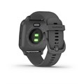 Умные часы Garmin Venu Sq серый с алюминиевым безелем и с силиконовым ремешком  010-02427-10 2565