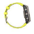 Умные часы Garmin FENIX 8  47 ММ Solar, Sapphire, титановый серый с желтым ремешком  010-02906-21 010-02906-21