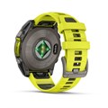 Умные часы Garmin FENIX 8  47 ММ Solar, Sapphire, титановый серый с желтым ремешком  010-02906-21 010-02906-21