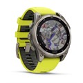 Умные часы Garmin FENIX 8  47 ММ Solar, Sapphire, титановый серый с желтым ремешком  010-02906-21 010-02906-21