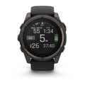Умные часы Garmin FENIX 8 51 ММ Solar, Sapphire титановый угольно-серый с DLC-покрытием и черным ремешком 010-02907-11 010-02907-11