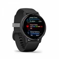 Умные часы Garmin Vivoactive 5 черные с серым безелем и силиконовым ремешком 010-02862-10 010-02862-10