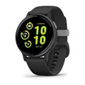 Умные часы Garmin Vivoactive 5 черные с серым безелем и силиконовым ремешком 010-02862-10 010-02862-10