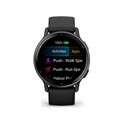 Умные часы Garmin Vivoactive 5 черные с серым безелем и силиконовым ремешком 010-02862-10 010-02862-10