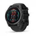 Умные часы Garmin fenix E - 47 мм, AMOLED серый безель, черный силиконовый ремешок  010-03025-01 010-03025-01