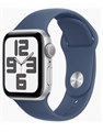 Apple Watch SE 2024, 40 мм, алюминий цвета "серебро", Denim Sport Band, S/M (MXEC3) MXEC3