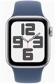 Apple Watch SE 2024, 40 мм, алюминий цвета "серебро", Denim Sport Band, S/M (MXEC3) MXEC3