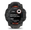 Умные часы Garmin Instinct 3  50 mm, Solar BLACK Charcoal Band  010-02935-00 010-02935-00