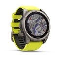 Умные часы Garmin Fenix 8 - 51 мм Solar, Sapphire титановый серый с желтым ремешком  010-02907-21 010-02907-21