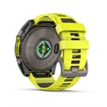 Умные часы Garmin Fenix 8 - 51 мм Solar, Sapphire титановый серый с желтым ремешком  010-02907-21 010-02907-21