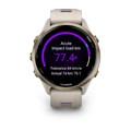 Garmin Forerunner 970 серые, золотистый титановый безель, с серым/индиго   010-02969-12 010-02969-12