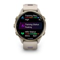 Garmin Forerunner 970 серые, золотистый титановый безель, с серым/индиго   010-02969-12 010-02969-12