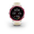 Часы для бега Garmin Forerunner 570 - 42мм, слоновая кость, алюминиевый безель малинового цвета, ремешок манго/слоновая кость  010-02970-02 010-02970-02