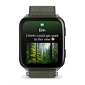 Умные часы Garmin Venu X1 цвета мха с серой титановой крышкой, нейлоновым ремешком ComfortFit 010-02980-03 010-02980-03