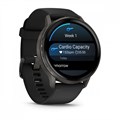 Умные часы Garmin Venu 4 45 мм темно-серый с черным ремешком 010-03014-00 010-03014-00