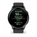Умные часы Garmin Venu 4 45 мм темно-серый с черным ремешком 010-03014-00 010-03014-00