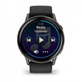 Умные часы Garmin Venu 4 45 мм темно-серый с черным ремешком 010-03014-00 010-03014-00