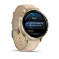 Умные часы Garmin Venu 4 - 41 мм, лунно-золотистый с кожаным ремешком песочного цвета  010-03013-03 010-03013-03