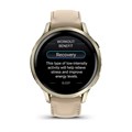 Умные часы Garmin Venu 4 - 41 мм, лунно-золотистый с кожаным ремешком песочного цвета  010-03013-03 010-03013-03